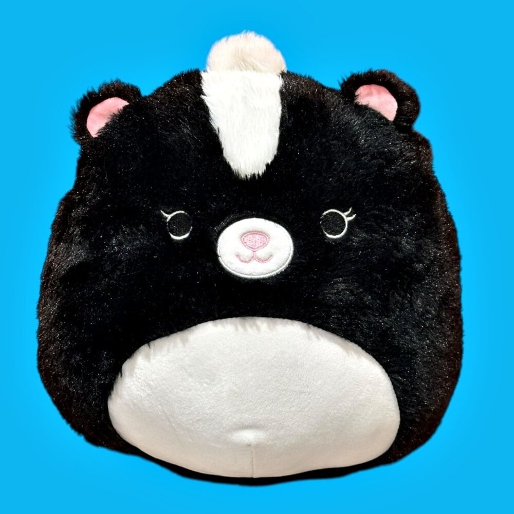 Squishmallow Selma Skunk Plush Fuzz A Mallow 12 Inch Kellytoy Stuffed Animal Toy